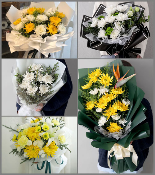 贵州毕节市金沙县城关镇大定村白事花束代送